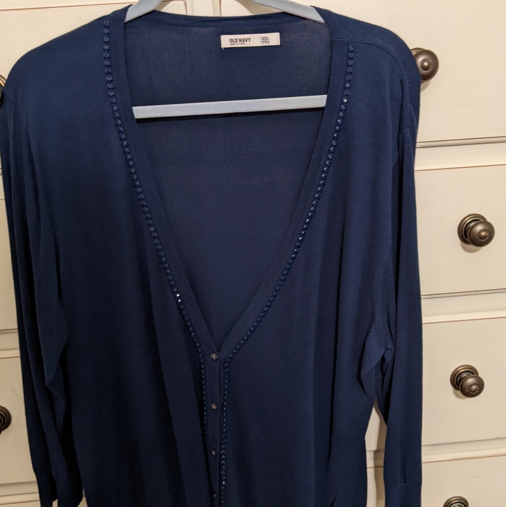 Old Navy Beaded Cardigan  Size XXL